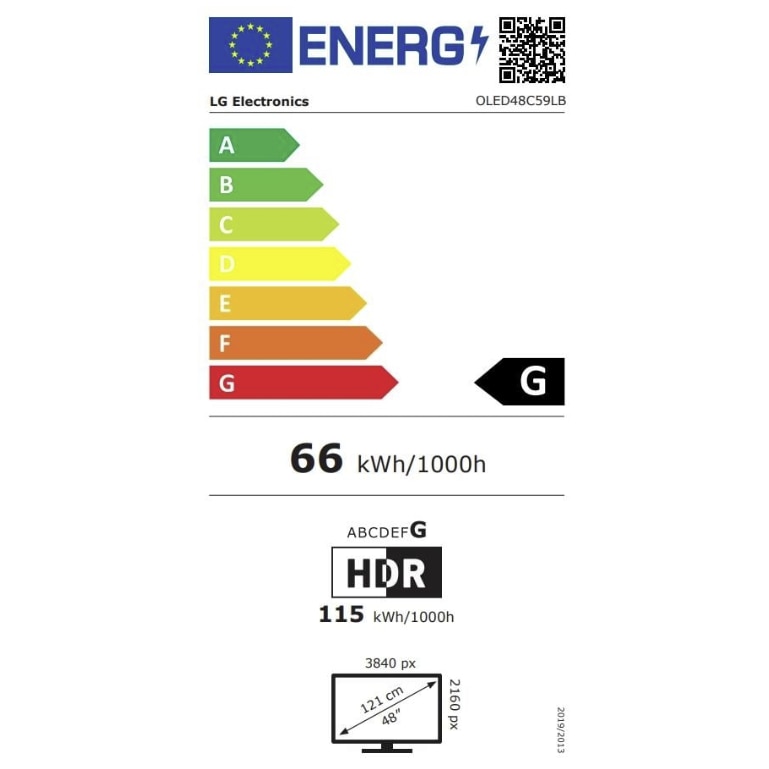 Televizor OLED LG OLED48C59LB, 121 cm, 4K UHD, HDR, Smart TV, control vocal (Alexa, Google Assistant), Dolby Atmos, 120 Hz, WebOS 25