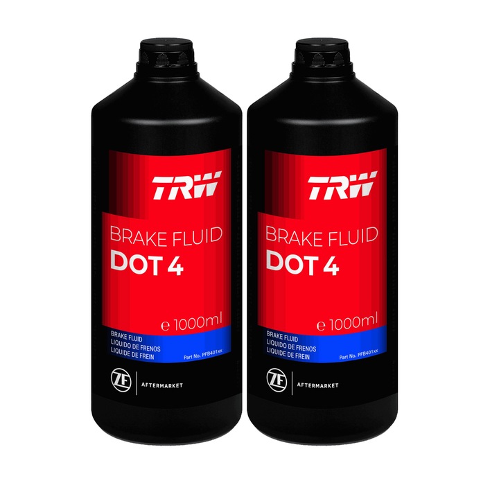 Пакет 2 литра спирачна течност TRW DOT 4 PS