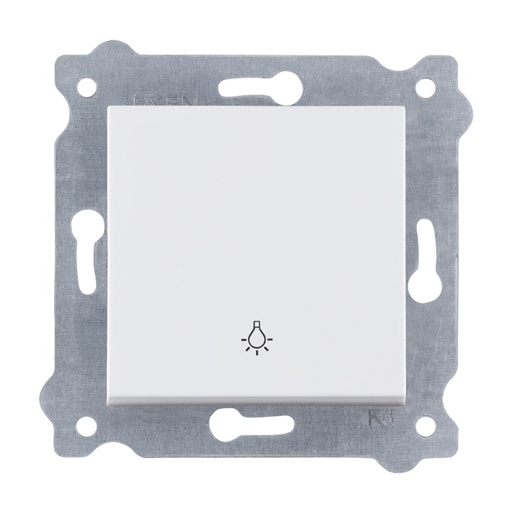 Világos/normál állapotban nyitott gomb Fehér 205/01E EXEN