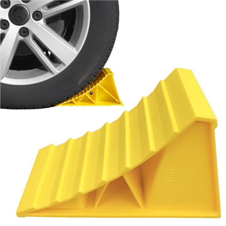 Коледна опашка, рампа, жълта, 11x12x20cm, механична, 0.5 т