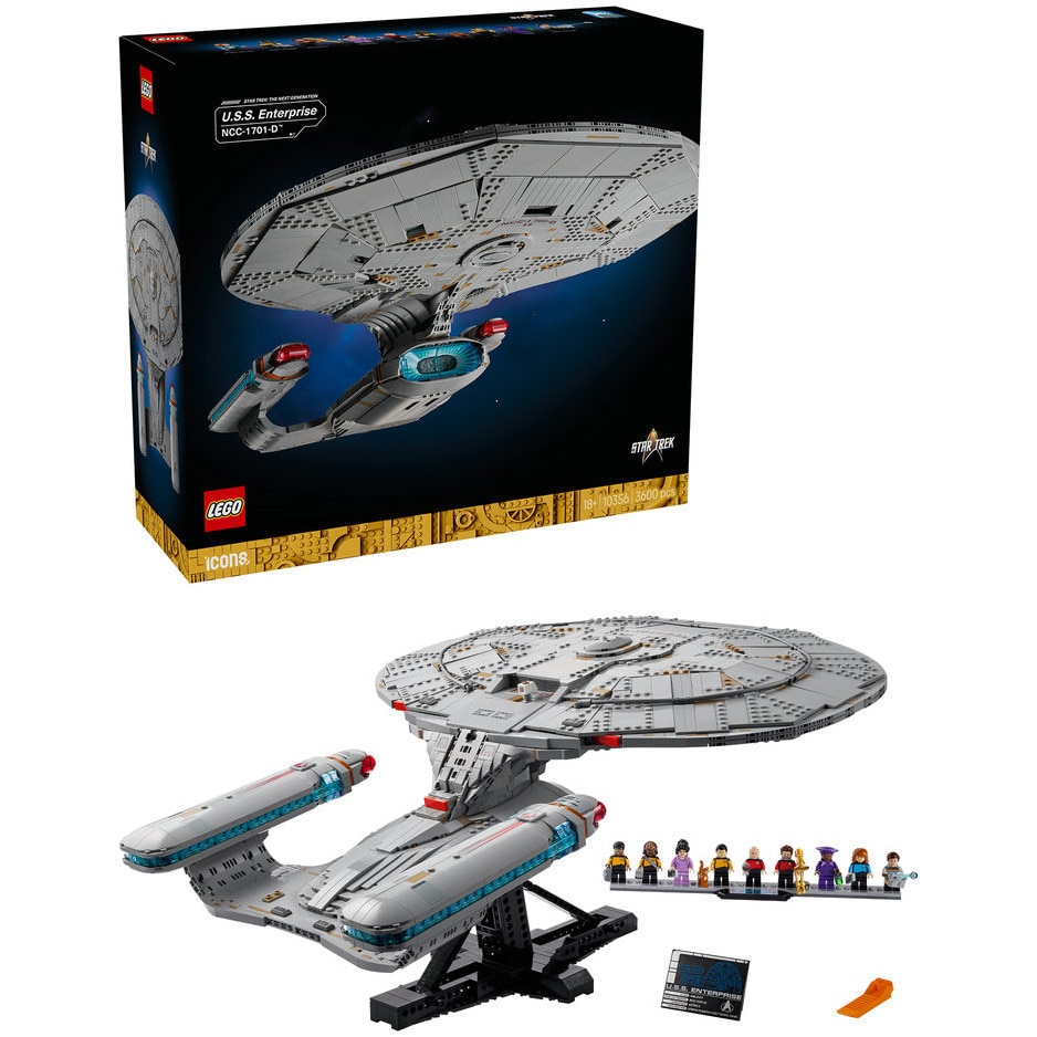 LEGO® Icons - Star Trek: U.S.S. Enterprise NCC-1701-D™ 10356, 3600 piese.