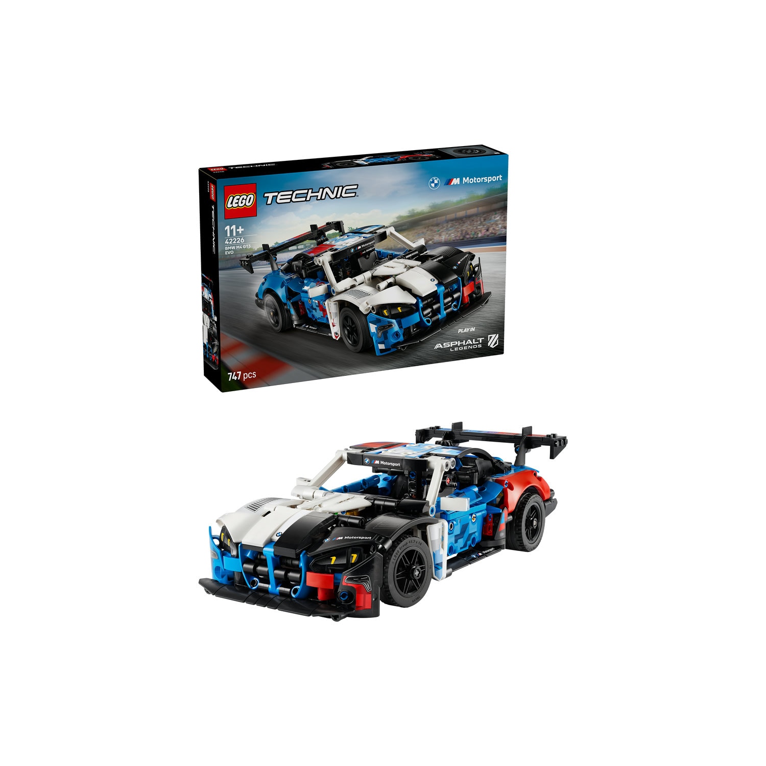 LEGO® Technic - Masina de curse BMW M4 GT3 EVO 42226, 747 piese.