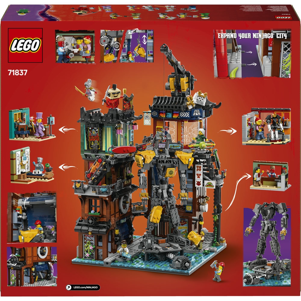 LEGO® Ninjago - Ateliere in orasul NINJAGO® 71837, 3244 piese