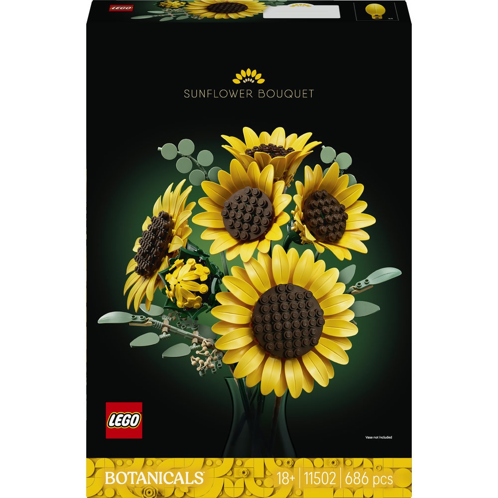 LEGO® Botanicals - Buchet de florile-soarelui 11502, 686 piese