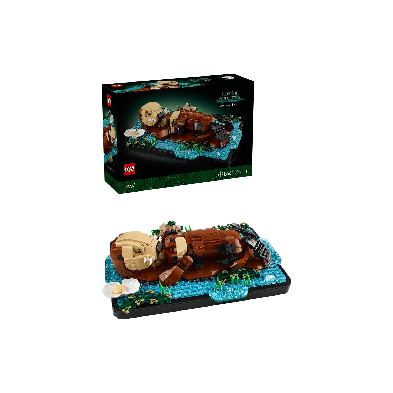 LEGO® Ideas - Vidre plutind pe apa 21366, 1234 piese.