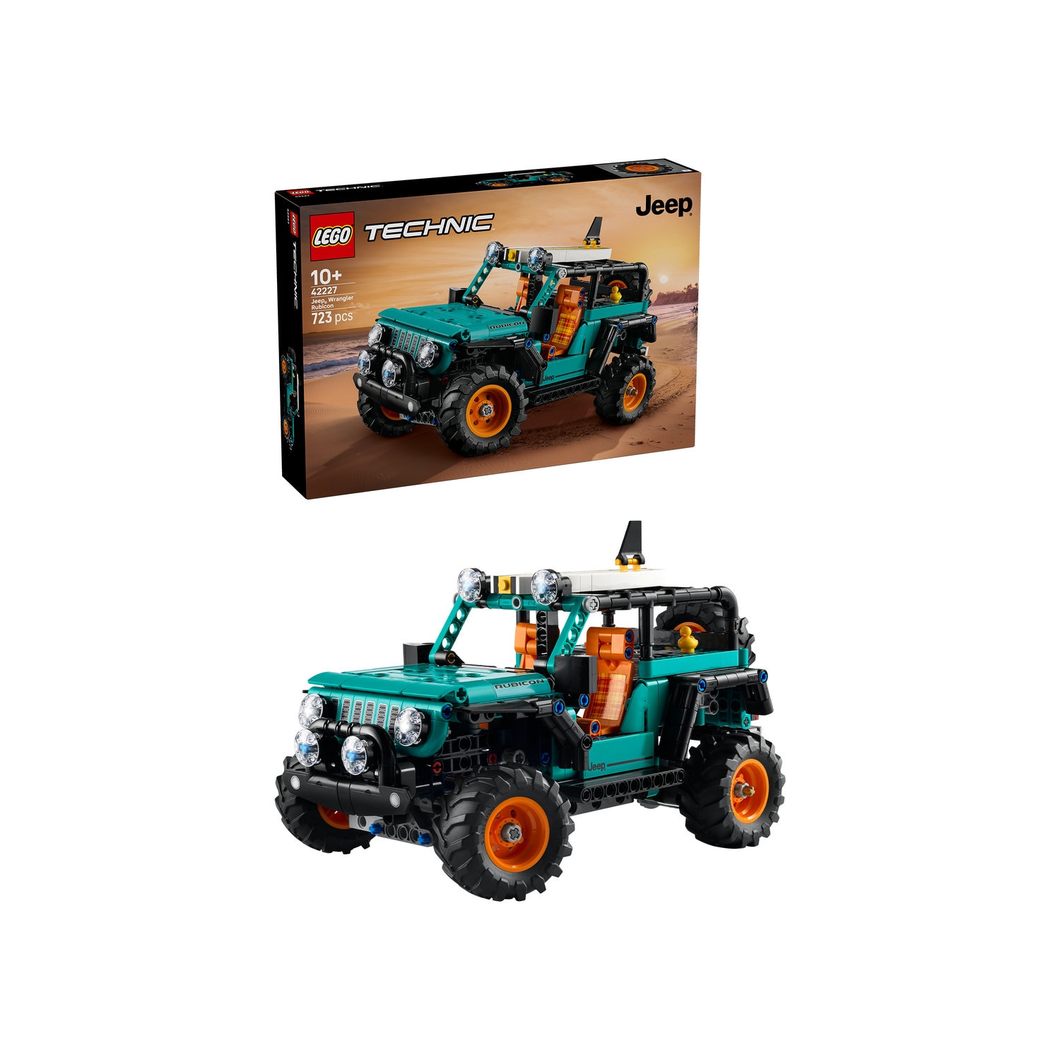 LEGO® Technic - SUV-ul Jeep® Wrangler Rubicon 42227, 723 piese.