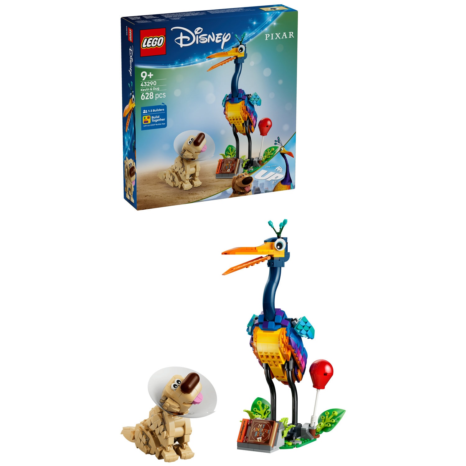 LEGO® Disney Pixar - Kevin si Dug 43290, 628 piese.