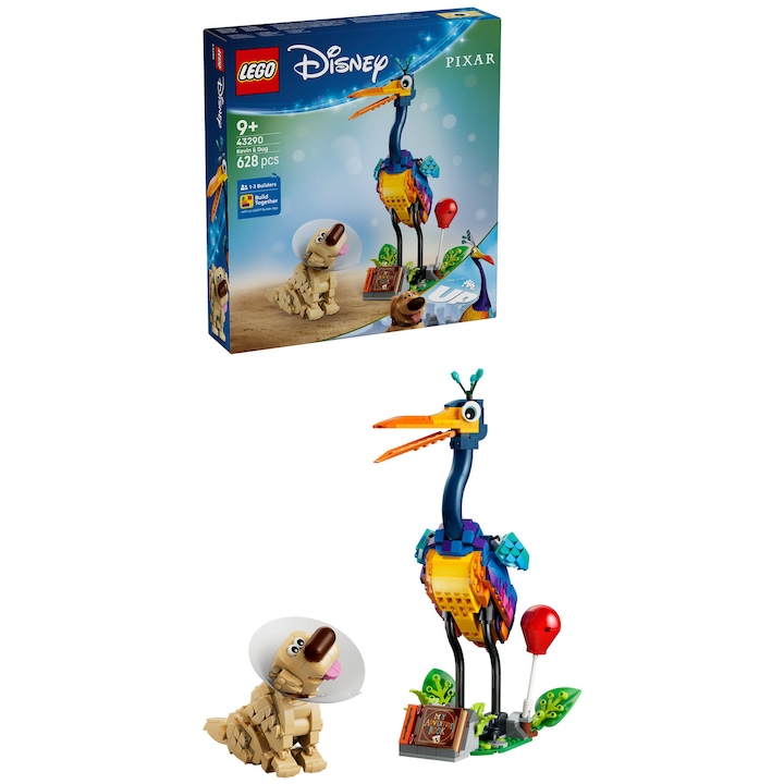 Set de constructie LEGO® ǀ Disney Regatul de gheata Miniprintesele Anna si Elsa Jucarie de constructie 43284, Jucarii pentru Fete, Jucarii pentru Copii de 5+ ani, Idee de Cadou pentru Copii