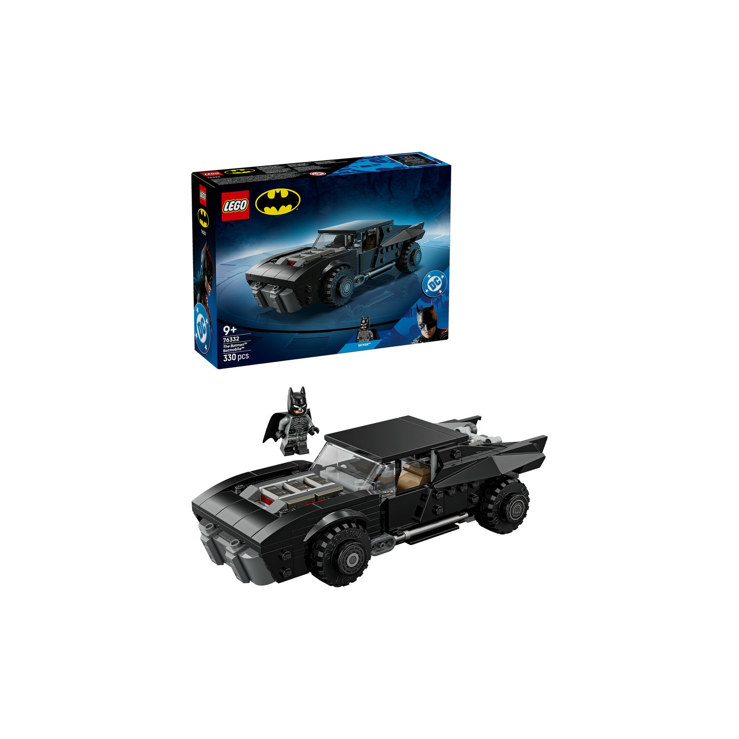 LEGO® DC - Batmobilul din Batman 76332, 330 piese.