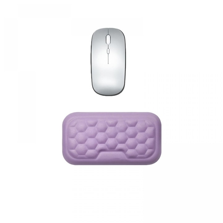 Set Suport Ergonomic Mouse Si Relaxarea Incheieturilor, Spuma Cu Memorie, 80 × 150 mm, Verde