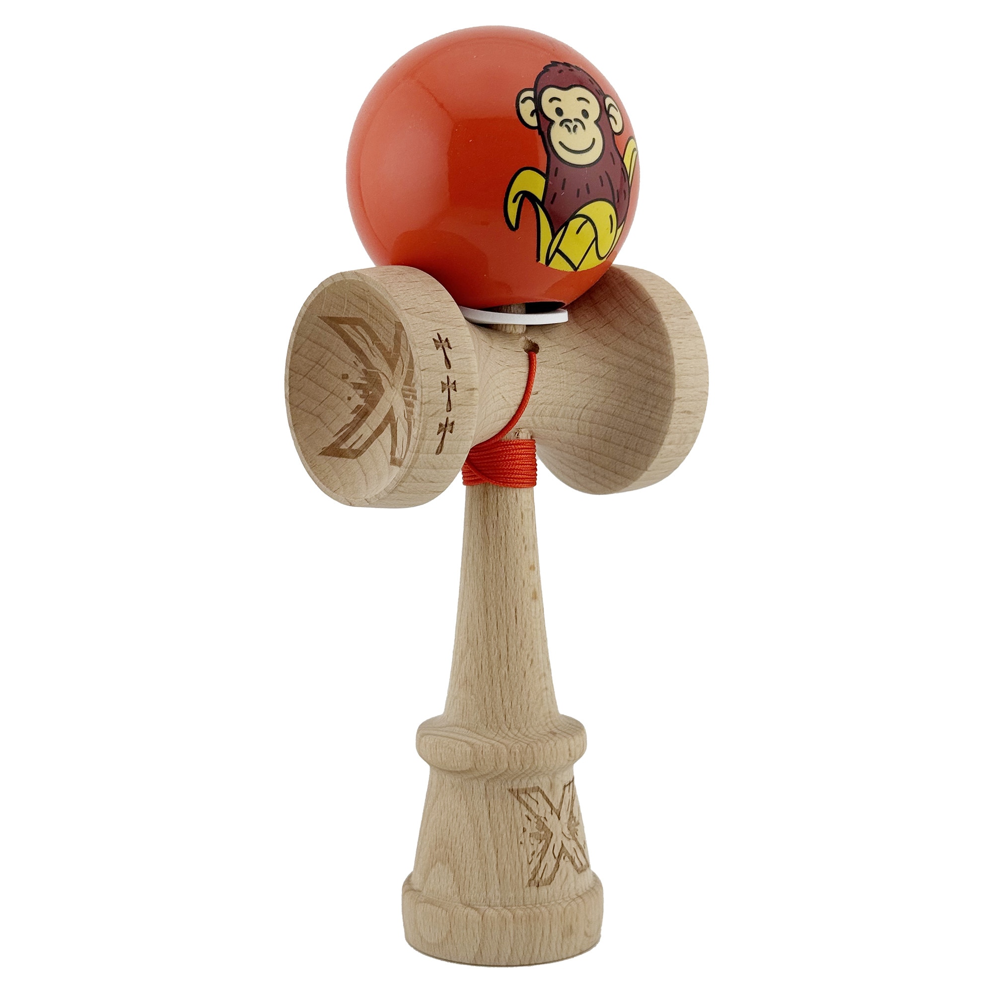 Kendama X Originala, Profesionala, Flippy, Brown Monkey, Super