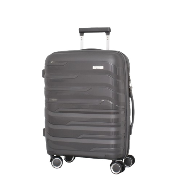 Troler PERFECT++LINE PP 1818, Extensibil, 56/42/24 cm, Gri închis