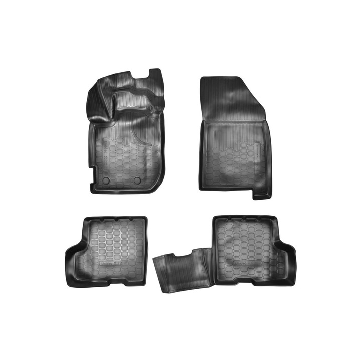 Set 4 Covorase Cauciuc Dacia, compatibile Duster II, 2018-prezent