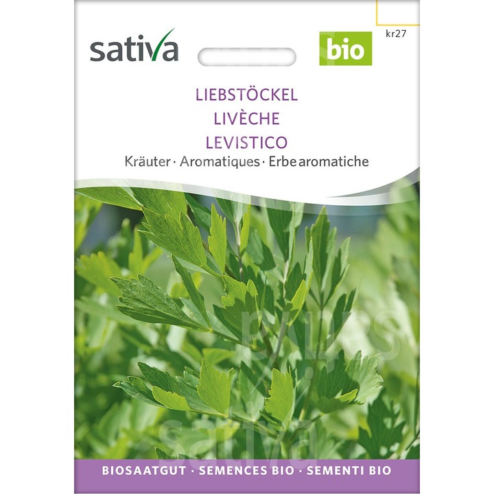 Leustean, Seminte Organice, Sativa, plic, 1 gram