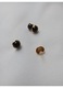 Cercei placati cu aur 18K si piatra semipretioasa Onix 10mm, casual