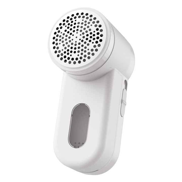 Електрическа машинка за почистване на мъх NEXTLY, за дрехи, диван, спално бельо, 2 степени на скорост, USB зареждане, бяла