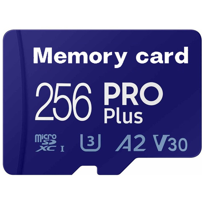 Memóriakártya MicroSDXC 256GB, U3 A2, SD adapter, ellenálló, 100MB/s