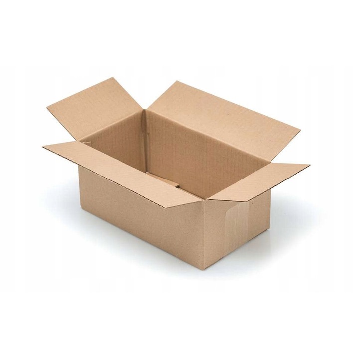 Set Cutii Carton, Neopak, Fefco 201, 230x130x100 mm, Carton Ondulat Rezistent 3 Straturi, 400g/m2, Expediere Curierat Universal, Maro, 10 buc