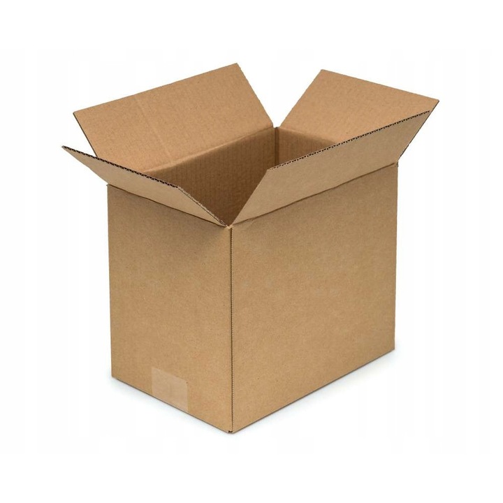 Cutie Din Carton, Neopak, Rezistenta Si Usoara Pentru Transport Si Depozitare, Ideala Pentru E-commerce, Documente Si Produse Mici, Ambalaj Sigur Si Practic, 31x29x20 cm, Maro