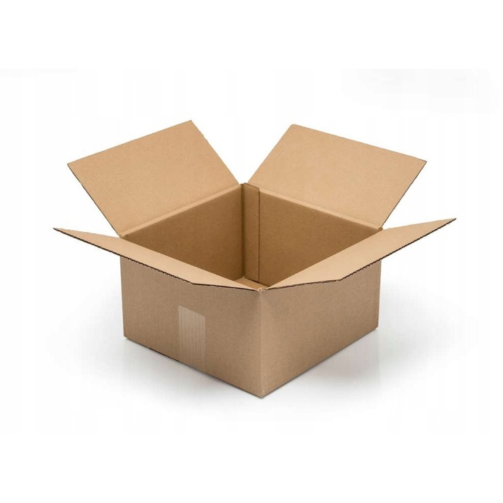 Cutie Din Carton, Neopak, Rezistenta Si Usoara Pentru Transport Si Depozitare, Ideala Pentru E-commerce, Documente Si Produse Mici, Ambalaj Sigur Si Practic, 35x35x20 cm, Maro