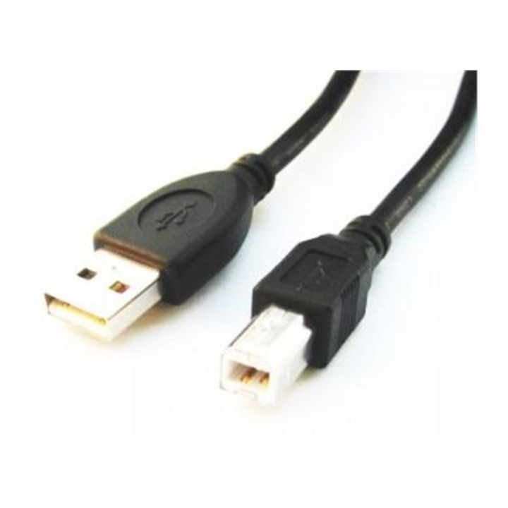 Кабел USB Cablexpert, USB-A към USB-B, 1,8м, черен