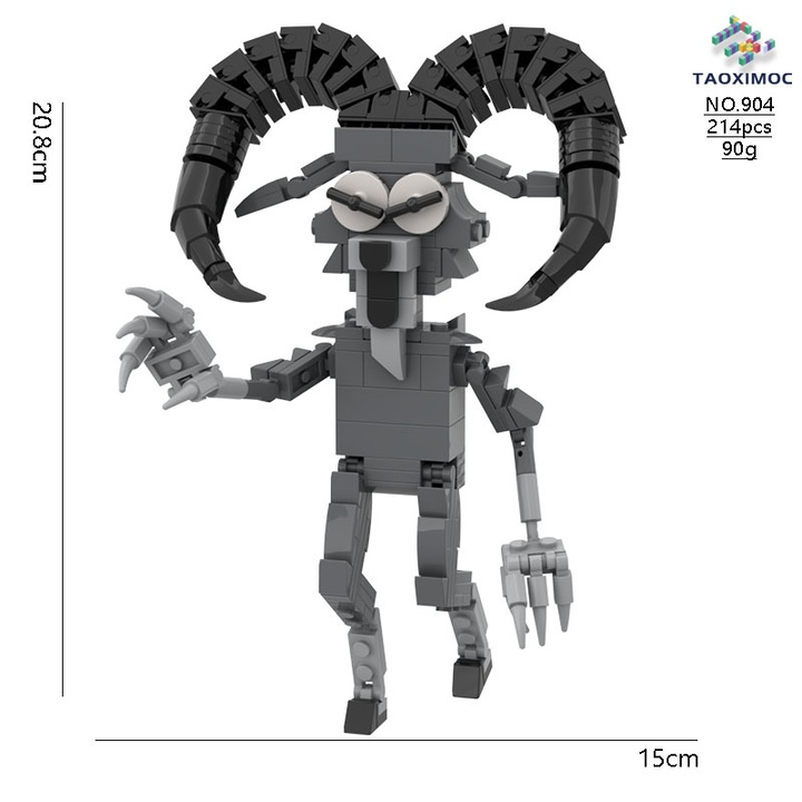 Комплект за изграждане Forest 99 Nights, фигурки Roblox, 904 Goat Monster