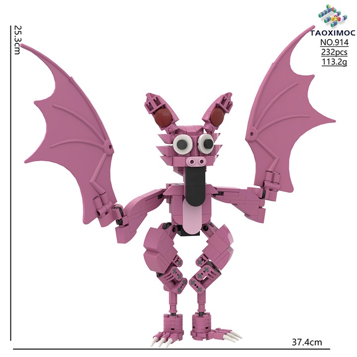 Комплект за изграждане „Горски 99 нощи“, фигурки Roblox, чудовища прилепи