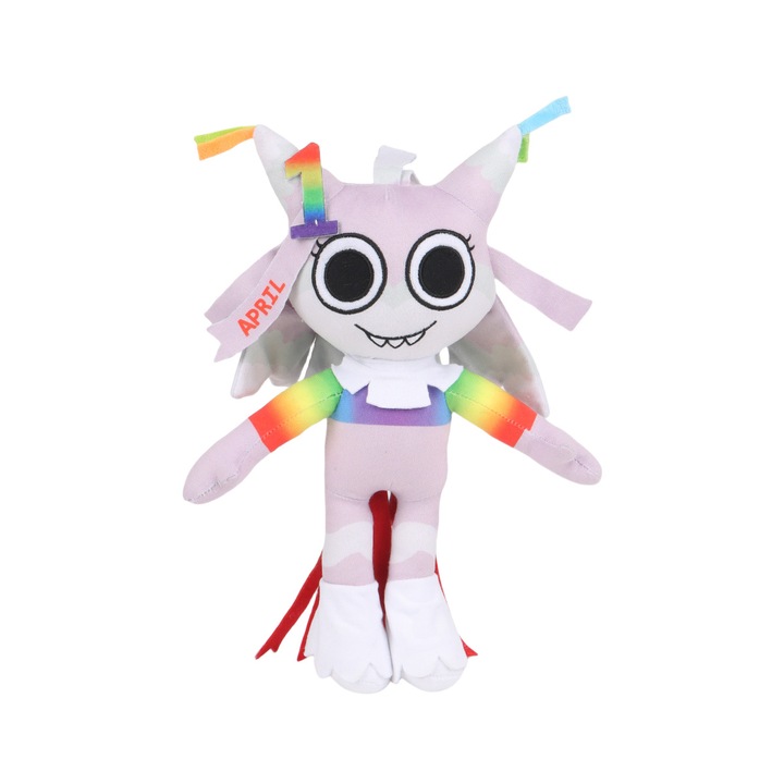 Jucarie de plus Dandy's World, cu coarne de berbec gri, 22x9x30cm