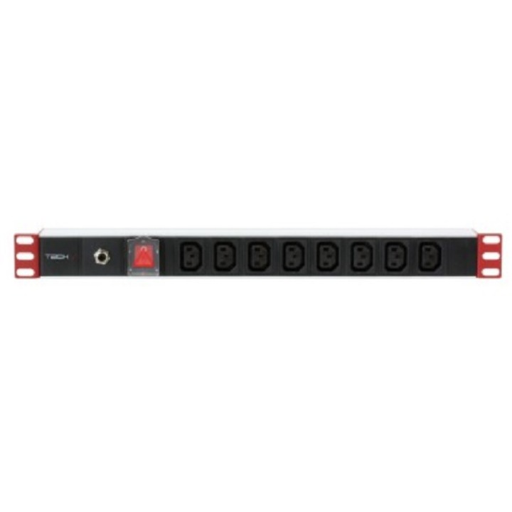 Разклонител TECHly I-CASE STRIP-813T, 8 контакта, 1.5м