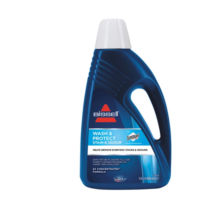 Bissell Wash and Protect - Folt- és szagtalanító formula, 1500 ml, 1 szett