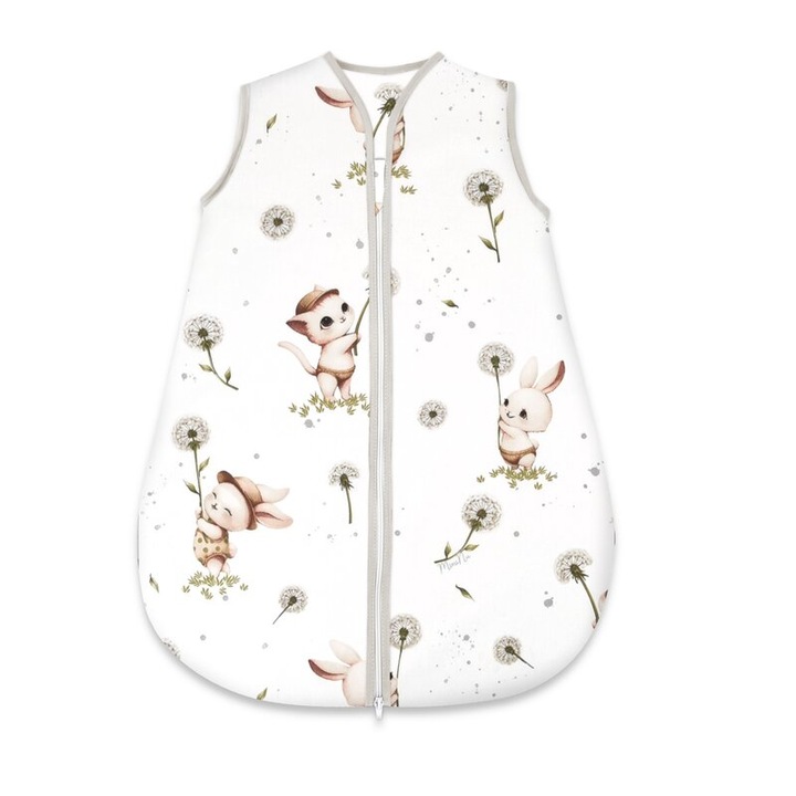 Sac de dormit MimiNu, pentru bebeluși, multicolor, 70 cm, 2.5 Tog