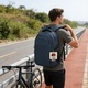 Раница, AuriCsatic, Многофункционална, 42L, отделение за лаптоп, водоустойчив найлонов материал, 51x35x24см, синя