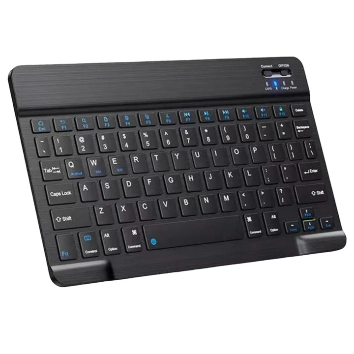 Tastatură Bluetooth EtuiTab, USB, compactă, neagră, 24.7x15cm, pentru SAMSUNG APPLE LENOVO XIAOMI HUAWEI