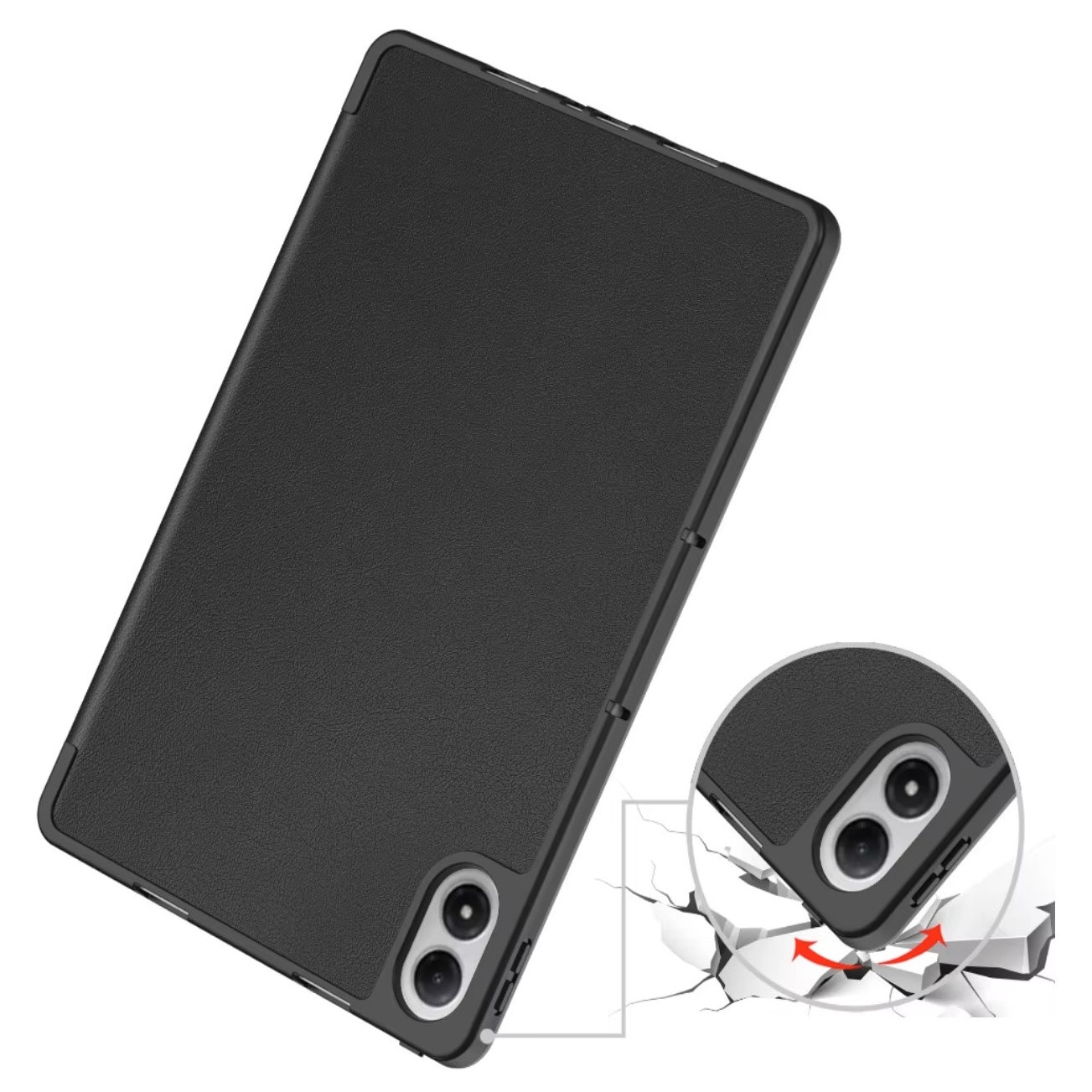 Husa Transparentă Slim EtuiTab pentru Xiaomi Redmi Pad 2, protecție 360, închidere magnetică, 11"
