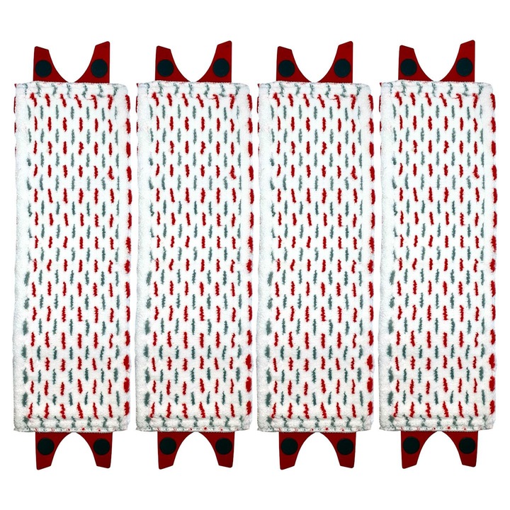 Set 4 pachete a cate 4 klipsuri Ultramax Turbo XL / Ultramat Turbo XL, compatibil cu Vileda, pentru mop cu klipsuri