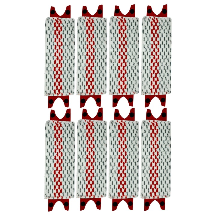 Set 8 pachete a cate 4 klipsuri Ultramax Turbo / Ultramat Turbo, compatibil cu Vileda, pentru mop cu klipsuri