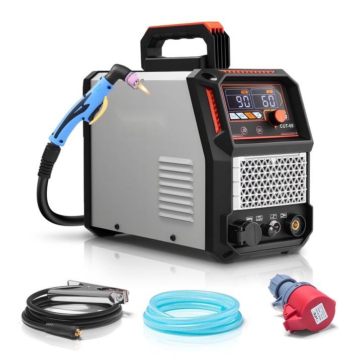Aparat de taiere cu plasma CUT-60, 60A, arc pilot fara contact, digital, 400V, 367x190x290mm