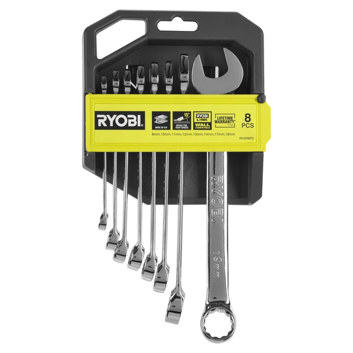 Set chei combinate RYOBI RHWR8PC (8 buc.) - 5132006065