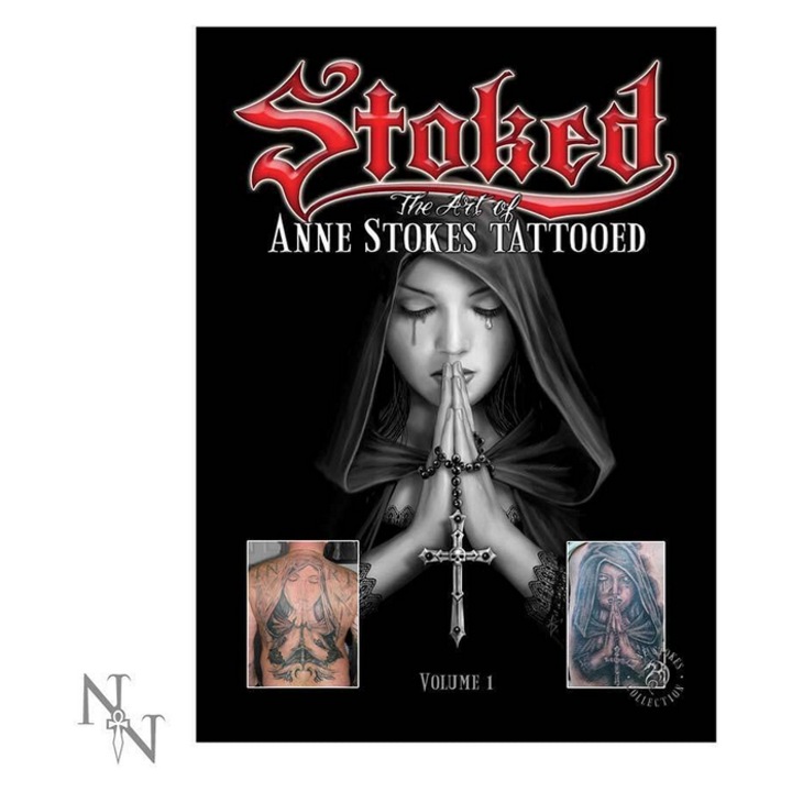 Carte de tatuaje Stoked, Anne Stokes, Volum 1, A4, 30cm