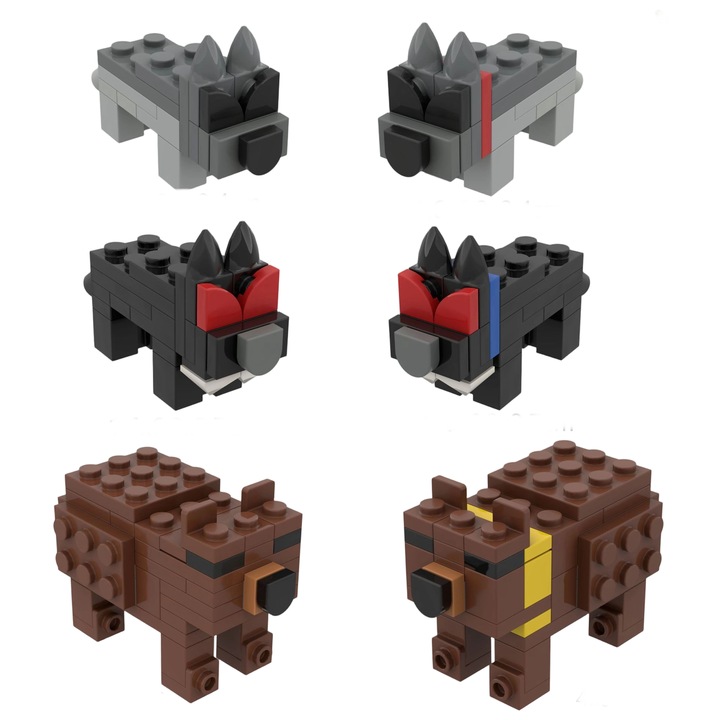 Seturi de constructie, 99 Nights in the Forest, blocuri de constructie, culori vibrante, 3D, A6