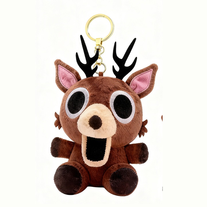 Jucarie de plus, Cute House No. 9, design adorabil, 15cm, multicolor