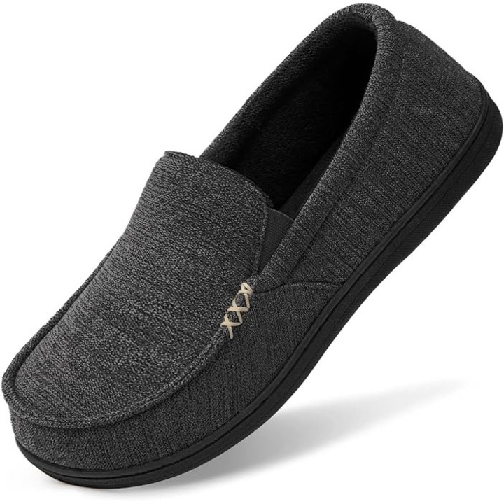 Papuci de casa respirabili, mocasini clasici cu banda elastica 41.5