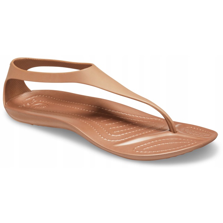 Papuci Dama Crocs Sexi Flip, Maro, Material Sintetic, Maro, 41-42