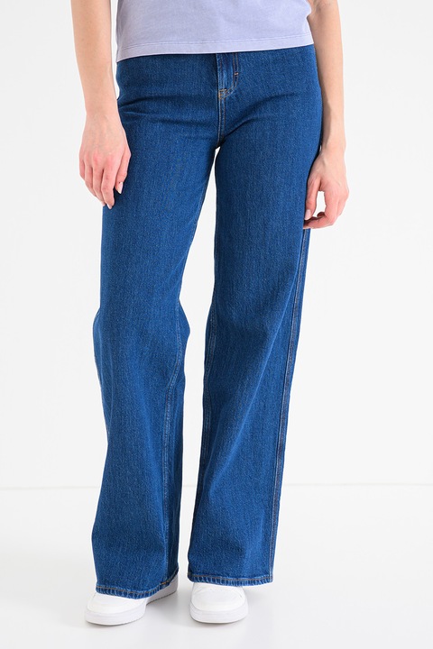 Tommy Jeans, Claire bő szárú farmernadrág, Melange kék