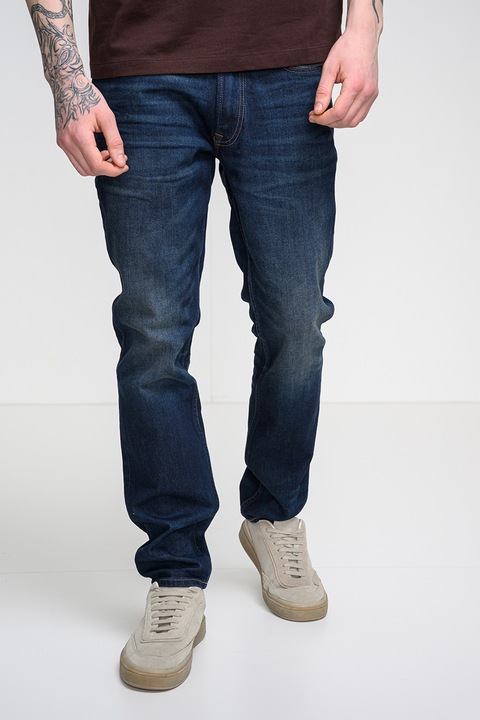 CALVIN KLEIN JEANS, Slim fit farmernadrág, Tengerészkék