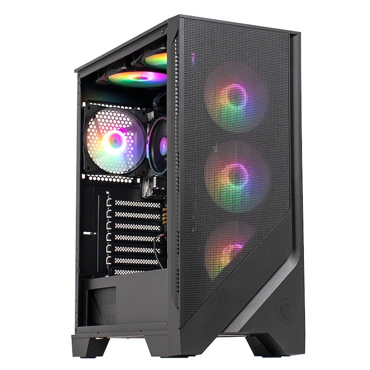 Desktop PC Garage Gaming BALAUR Epic ProMax, procesor AMD Ryzen 5 PRO 8600G, 32GB, 1TB SSD, placa video RTX 5060, iluminare RGB