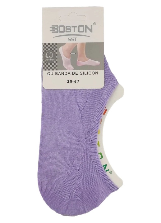 Női rövid zokni Hazel, Mályvaszín, 35-41