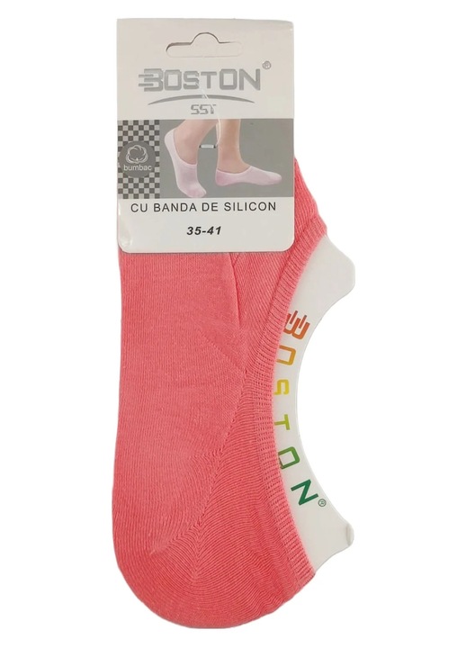 Női rövid zokni Hazel, Korallszín, 35-41