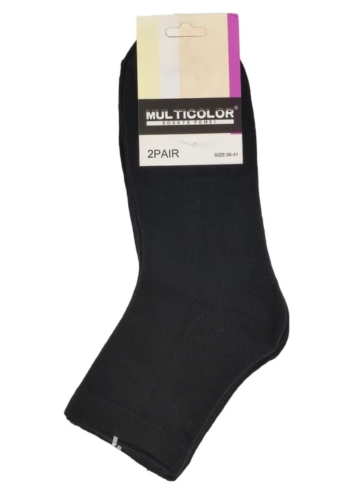 Női hosszú zokni szett Ximena, Fekete, 36-41