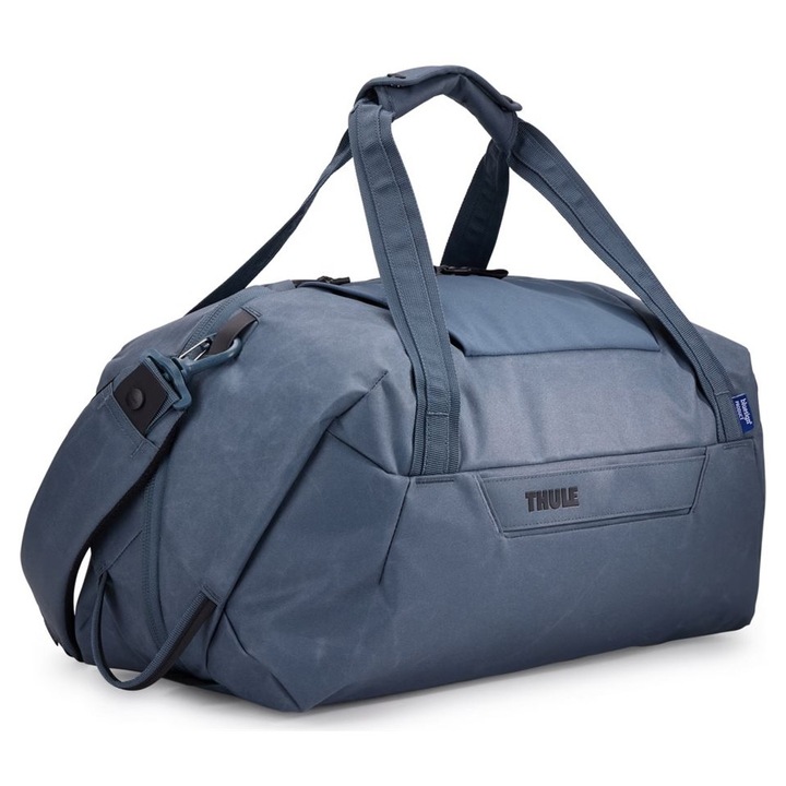 Thule Duffel 35L utazótáska, vízálló, Dark Slate, vállpánttal